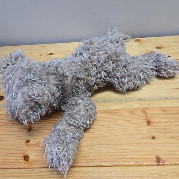 TY‎ Classics Dog Plush Rags Gray Stuffed Animal Floppy Scruffy Toy 2000 Vintage - Picture 4 of 11